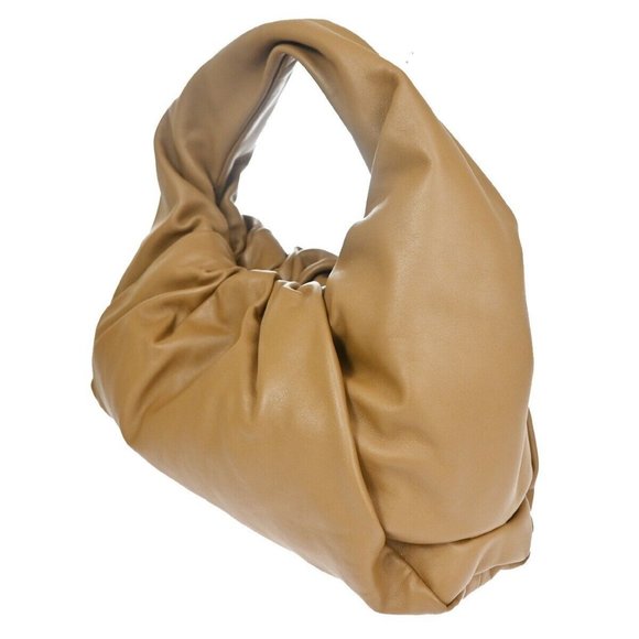 BOTTEGA VENETA Logo Shoulder Pouch Bag Leather Brown Italy - Picture 13 of 16